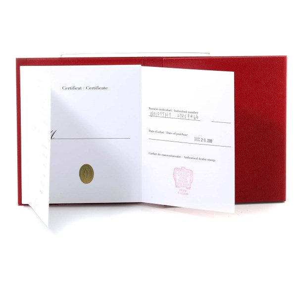 Cartier Pasha Seatimer Black Dial Automatic Steel Mens Watch W31077M7 Papers