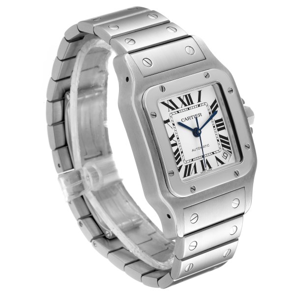 Cartier Santos Galbee XL Automatic Steel Mens Watch W20098D6