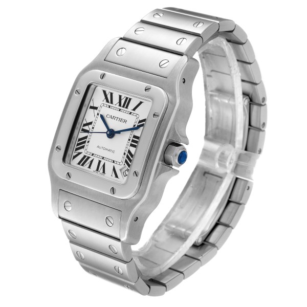 Cartier Santos Galbee XL Automatic Steel Mens Watch W20098D6