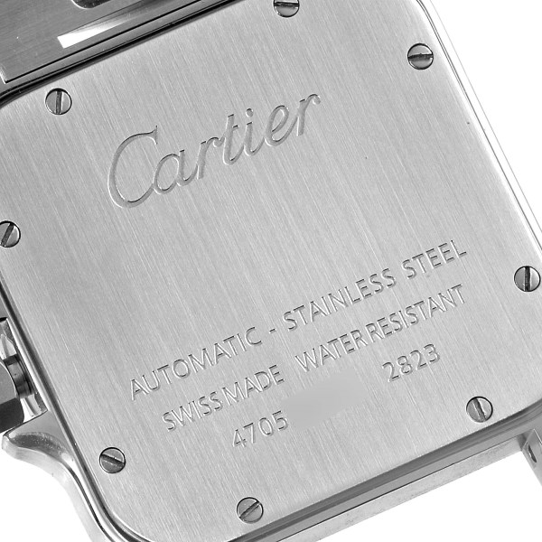 Cartier Santos Galbee XL Automatic Steel Mens Watch W20098D6