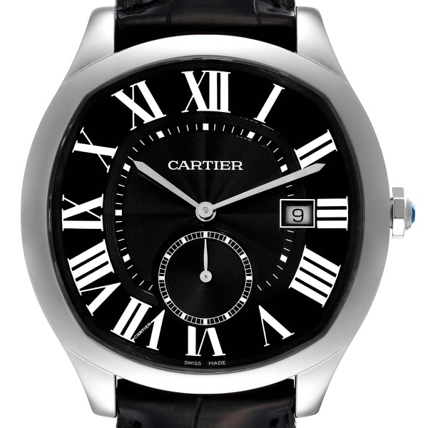 Cartier Drive de Cartier Black Dial Steel Mens Watch WSNM0009
