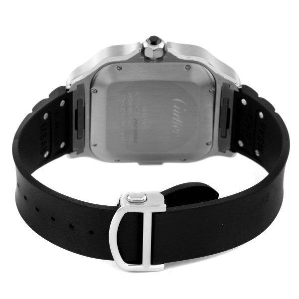 Cartier Santos XL Chronograph Steel ADLC Mens Watch WSSA0017 Unworn