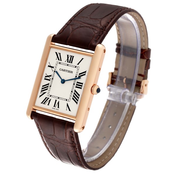 Cartier Tank Louis XL 18k Rose Gold Manual Winding Watch W1560017