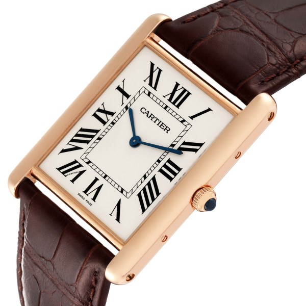 Cartier Tank Louis XL 18k Rose Gold Manual Winding Watch W1560017