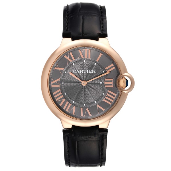 Cartier Ballon Bleu de Cartier 40 mm Rose Gold Mens Watch W6920089 Box Papers