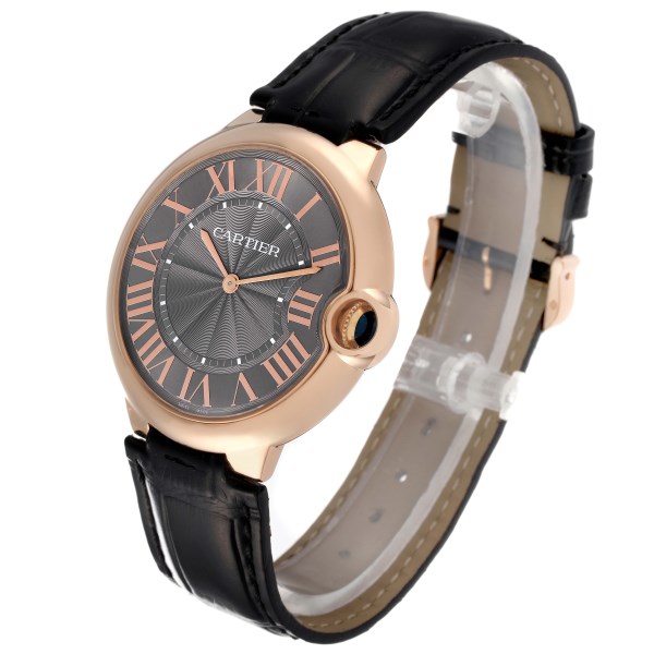 Cartier Ballon Bleu de Cartier 40 mm Rose Gold Mens Watch W6920089 Box Papers