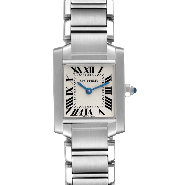 Cartier Tank Francaise Small Silver Dial Steel Ladies Watch W51008Q3 Cartier Tank Francaise Small Silver Dial Steel Ladies Watch W51008Q3