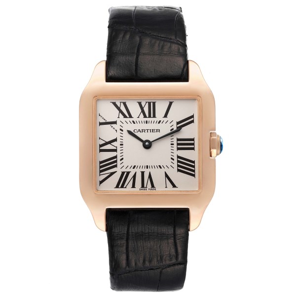 Cartier Santos Dumont Small Rose Gold Mens Watch W2009251