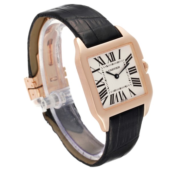 Cartier Santos Dumont Small Rose Gold Mens Watch W2009251