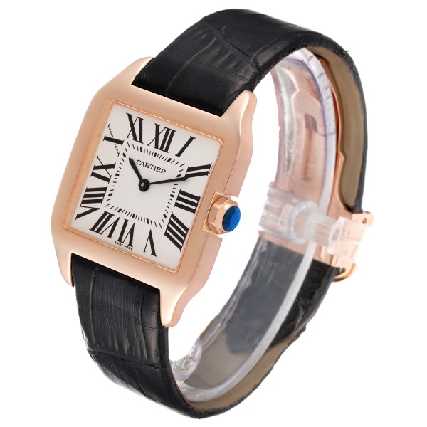 Cartier Santos Dumont Small Rose Gold Mens Watch W2009251