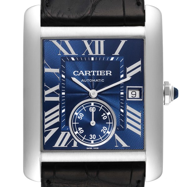 Cartier Tank MC Blue Dial Automatic Steel Mens Watch WSTA0010 Cartier Tank MC Blue Dial Automatic Steel Mens Watch WSTA0010