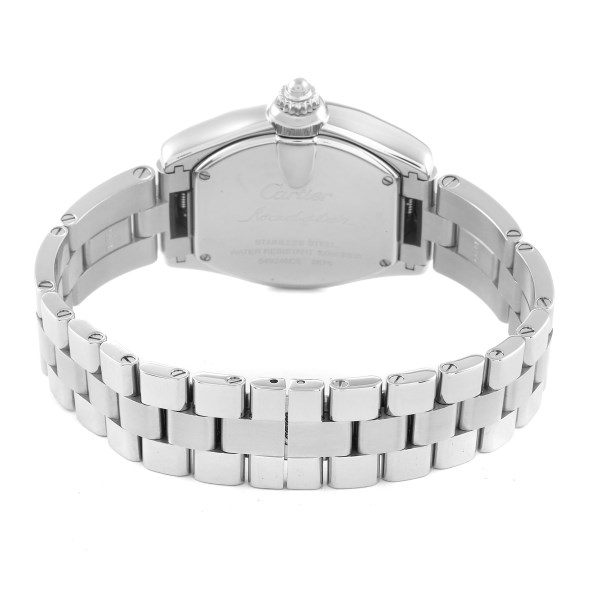 Cartier Roadster Small Silver Dial Steel Ladies Watch W62016V3