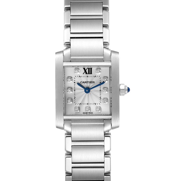 Cartier Tank Francaise Steel Diamond Small Ladies Watch WE110006 Cartier Tank Francaise Steel Diamond Small Ladies Watch WE110006