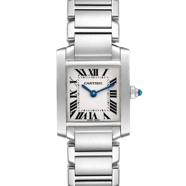 Cartier Tank Francaise Small Silver Dial Steel Ladies Watch W51008Q3 Cartier Tank Francaise Small Silver Dial Steel Ladies Watch W51008Q3