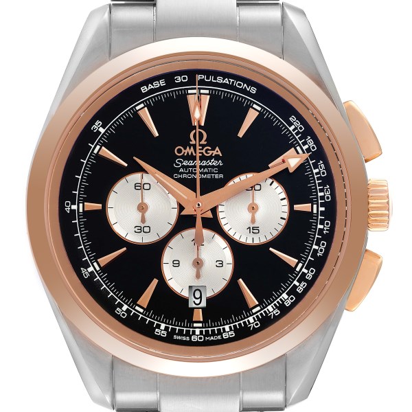 Omega Seamaster Aqua Terra Steel Rose Gold Mens Watch 221.20.42.40.01.002 Box Card