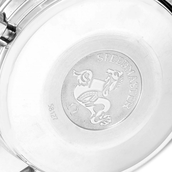 Omega Speedmaster Date Blue Dial Chronograph Steel Mens Watch 3513.82.00