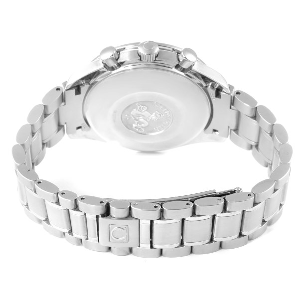 Omega Speedmaster Date Blue Dial Chronograph Steel Mens Watch 3513.82.00