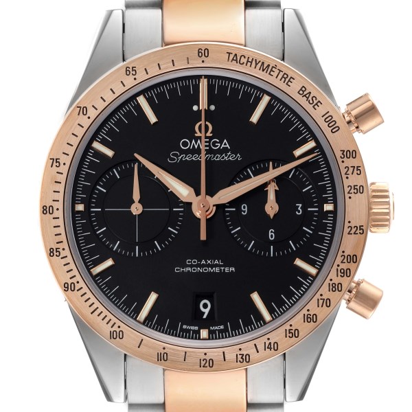 Omega Speedmaster 57 Steel Rose Gold Mens Watch 331.20.42.51.01.002 Box Card