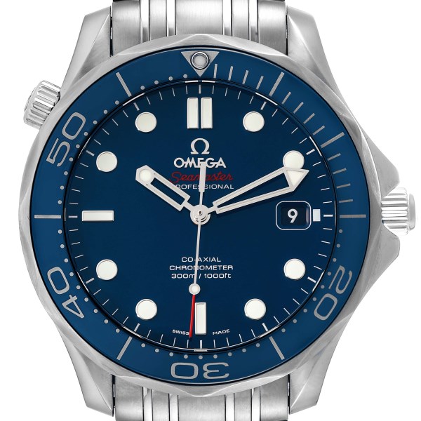 Omega Seamaster Diver 300M Co-Axial Mens Watch 212.30.41.20.03.001 Box Card