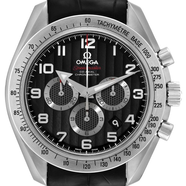 Omega Speedmaster Broad Arrow Black Dial Mens Watch 321.13.44.50.01.001 Box Card
