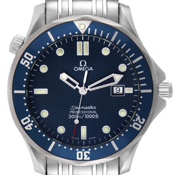 Omega Seamaster Diver 300M James Bond Steel Quartz Mens Watch 2541.80.00 Card