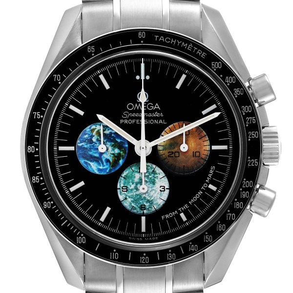 Omega Speedmaster Limited Edition Moon to Mars Steel Mens Watch 3577.50.00 Box Card