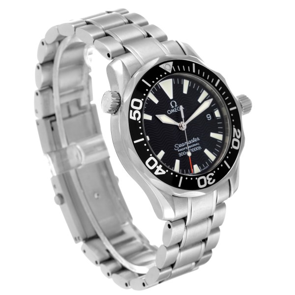 Omega Seamaster Diver 300M Quartz Midsize Black Dial Mens Watch 2262.50.00 Card