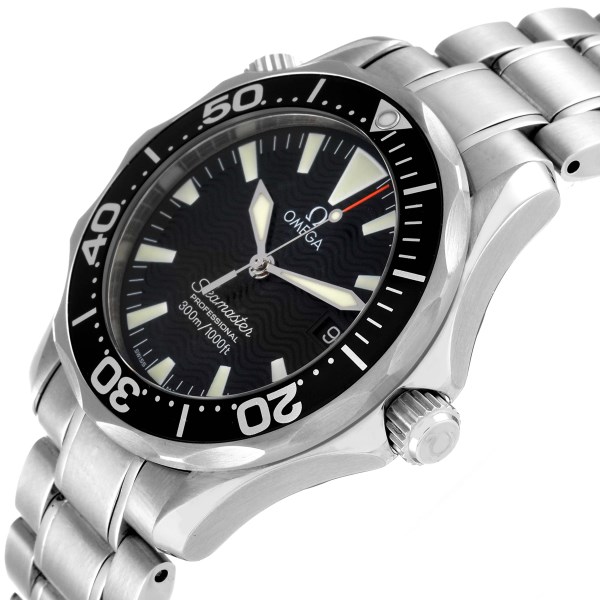 Omega Seamaster Diver 300M Quartz Midsize Black Dial Mens Watch 2262.50.00 Card