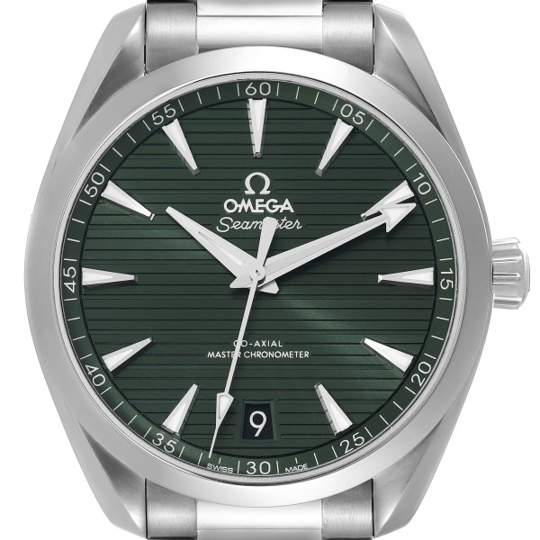 Omega Seamaster Aqua Terra Green Dial Steel Watch 220.10.41.21.10.001 Box Card Omega Seamaster Aqua Terra Green Dial Steel Watch 220.10.41.21.10.001 Box Card