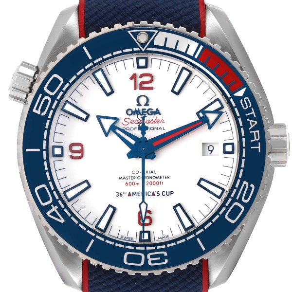 Omega Seamaster Planet Ocean America Cup LE Watch 215.32.43.21.04.001 Box Card