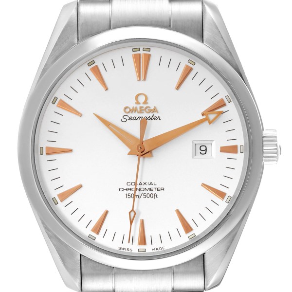 Omega Seamaster Aqua Terra Silver Dial Steel Mens Watch 2502.34.00 Card