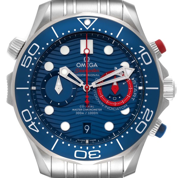 Omega Seamaster 44 Chronograph Mens Watch 210.30.44.51.03.002 Box Card Omega Seamaster 44 Chronograph Mens Watch 210.30.44.51.03.002 Box Card