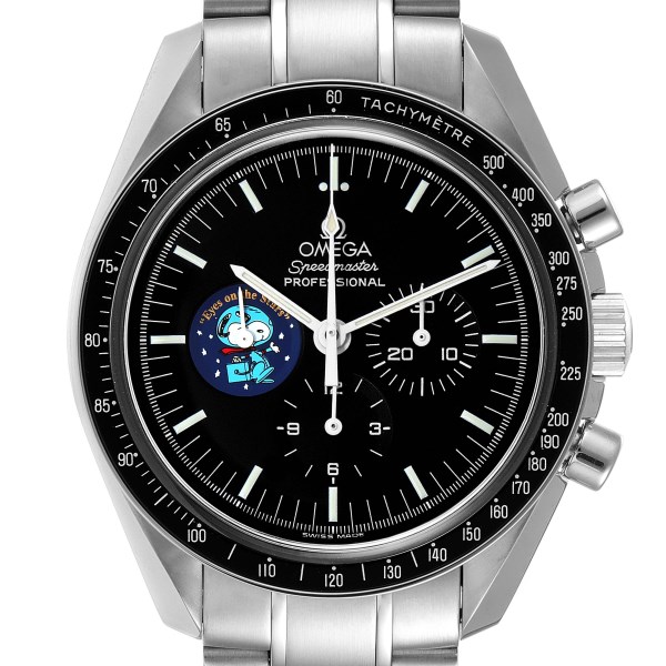 Omega Speedmaster Professional Snoopy MoonWatch Steel Mens Watch 3578.51.00 Box Card