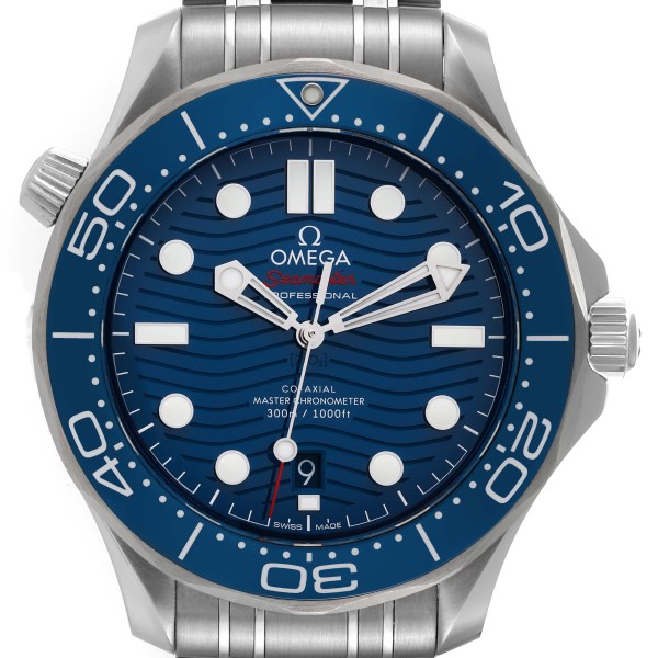 Omega Seamaster Diver 300M Co-Axial Mens Watch 210.30.42.20.03.001 Box Card