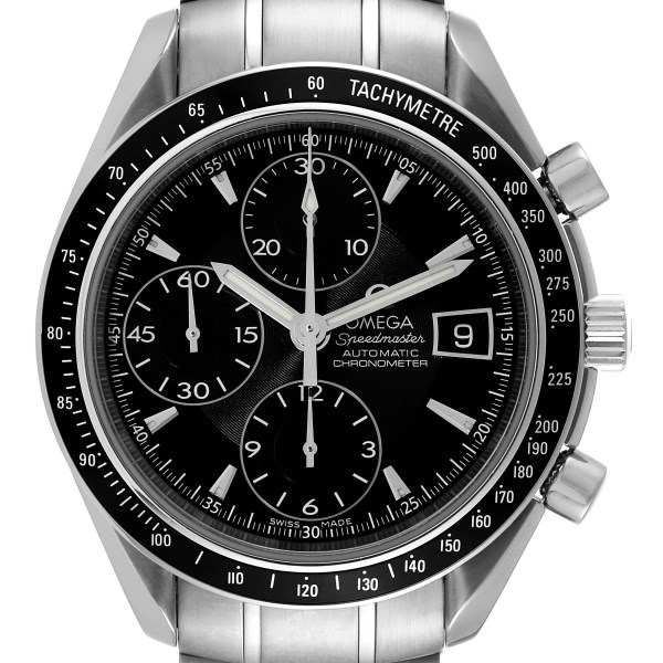Omega Speedmaster Date Chronograph Black Dial Mens Watch 3210.50.00