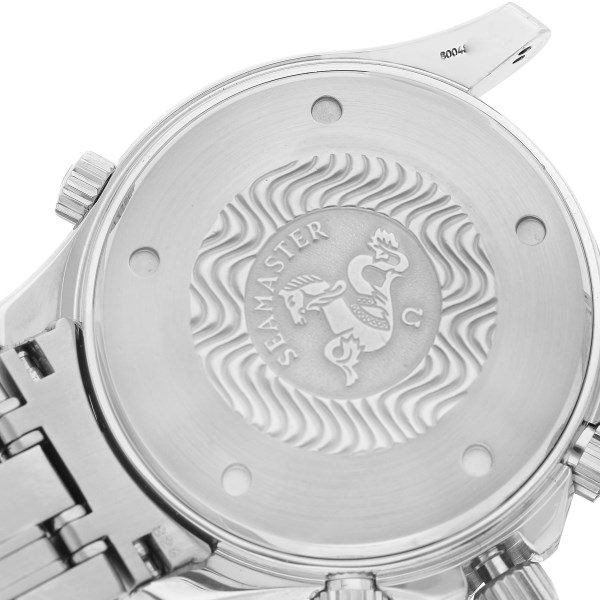 Omega Seamaster 300M Chronograph Steel White Dial Mens Watch 2598.20.00 Box Card