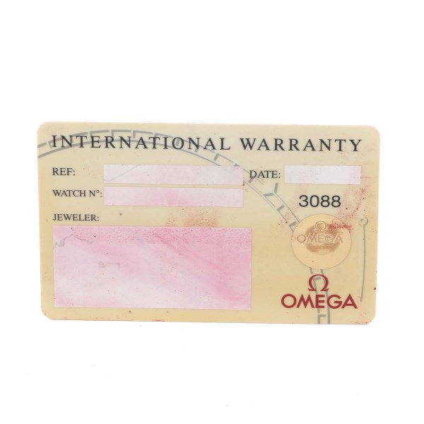 Omega Seamaster 300M Chronograph Steel White Dial Mens Watch 2598.20.00 Box Card