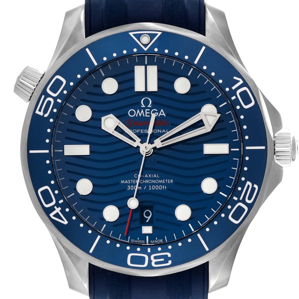 Omega Seamaster Diver 300M Co-Axial Mens Watch 210.32.42.20.03.001 Box Card
