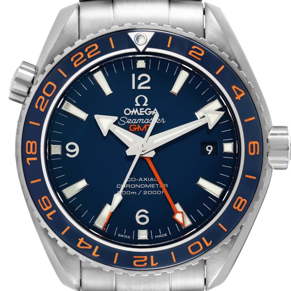 Omega Seamaster Planet Ocean GMT Mens Watch 232.30.44.22.03.001 Box Card