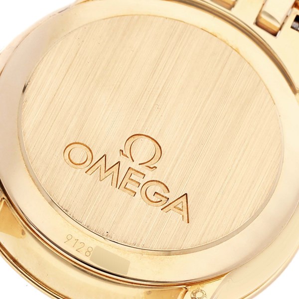 Omega DeVille Prestige Yellow Gold Diamond Ladies Watch 413.55.27.60.55.001