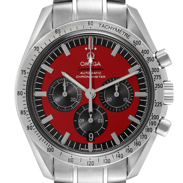 Omega Speedmaster Schumacher Legend Red LE Mens Watch 3506.61.00 Box Card