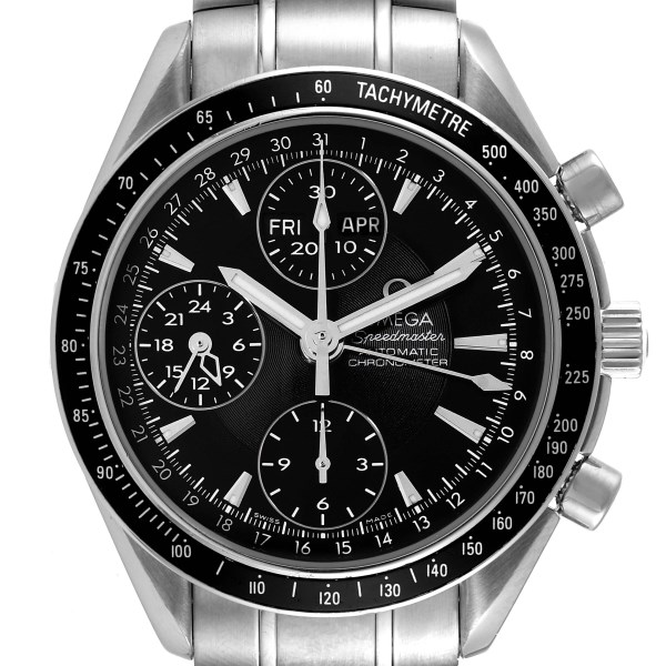 Omega Speedmaster Day-Date 40 Steel Chronograph Mens Watch 3220.50.00