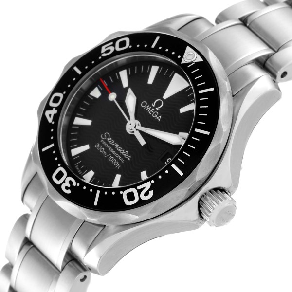 Omega Seamaster Diver 300M 28mm Steel Ladies Watch 2284.50.00 Box Card