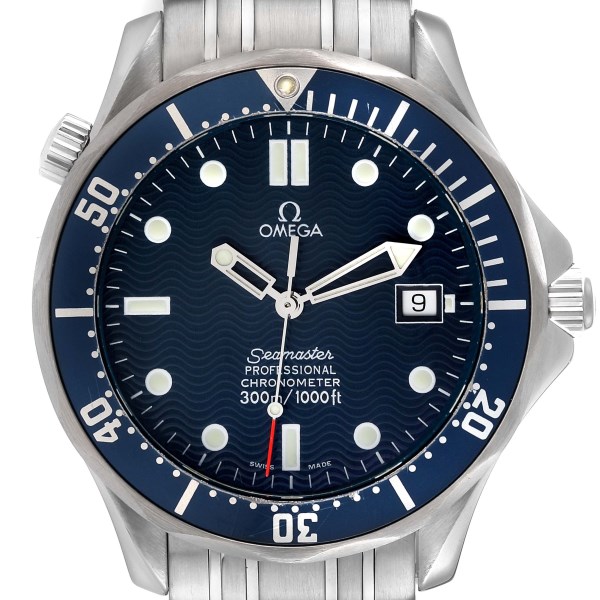 Omega Seamaster Diver 300M James Bond Blue Dial Steel Mens Watch 2531.80.00