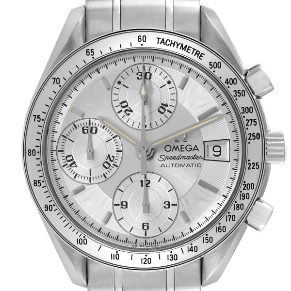Omega Speedmaster Date Silver Dial Automatic Mens Watch 3513.30.00
