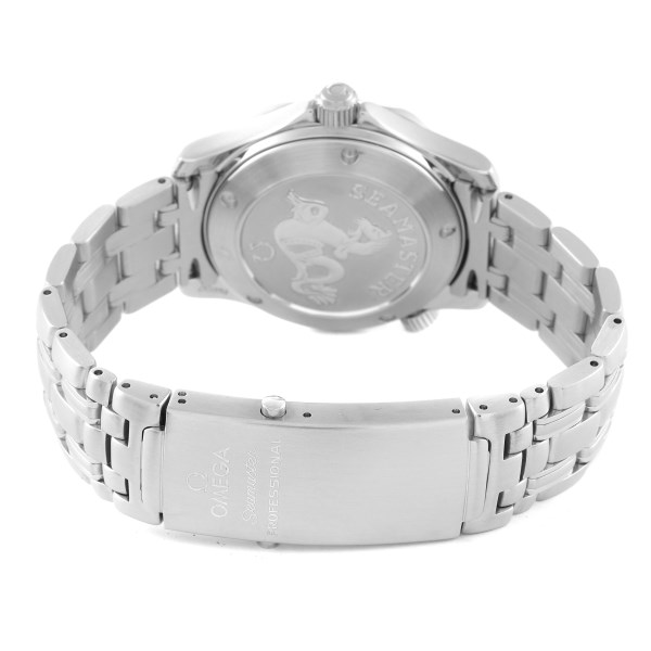 Omega Seamaster 300M Midsize Blue Dial Steel Quartz Mens Watch 2223.80.00 Card