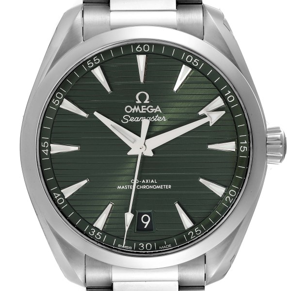 Omega Seamaster Aqua Terra Green Dial Steel Watch 220.10.41.21.10.001 Unworn