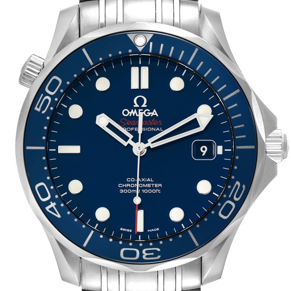 Omega Seamaster Diver 300M Co-Axial Mens Watch 212.30.41.20.03.001 Box Card