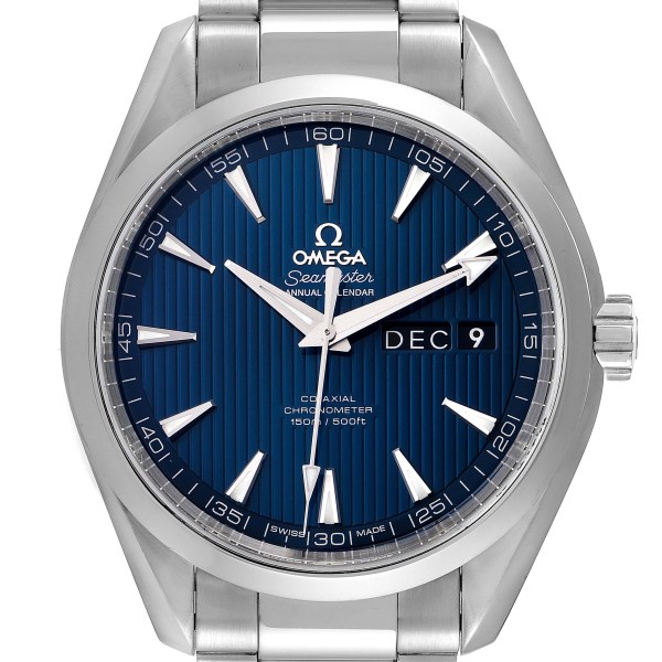 Omega Seamaster Aqua Terra Annual Calendar Steel Mens Watch 231.10.43.22.03.002 Box Card