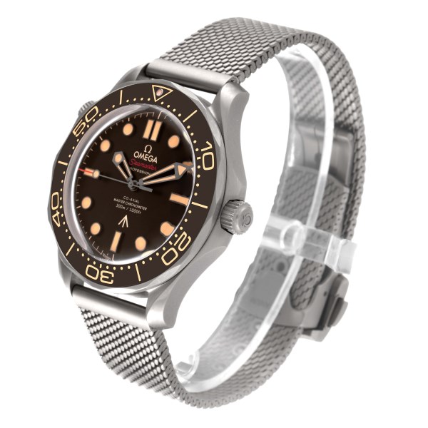 Omega Seamaster 300M 007 Edition Titanium Watch 210.90.42.20.01.001 Box Card